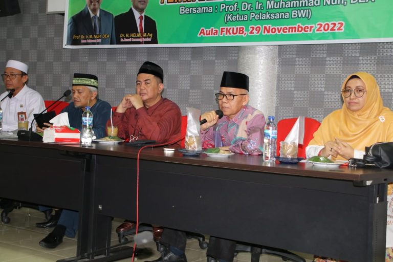 Pembinaan Pengurus Perwakilan BWI Provinsi Sumbar dan Nazhir Wakaf