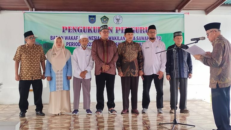 Pengurus Perwakilan BWI Kota Sawahlunto Periode 2023-2026 Dikukuhkan