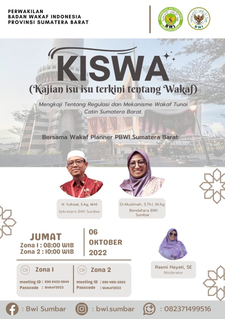 PBWI Sumbar gelar KISWA (Kajian Isu-Isu tentang Wakaf)