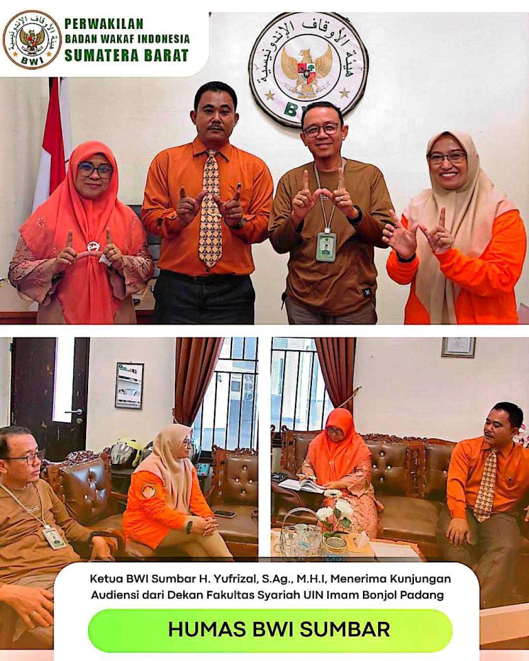 Membangun Sinergi Wakaf: BWI Sumbar Sambut Audiensi Fakultas Syariah UIN Imam Bonjol Padang untuk Penguatan Gerakan Wakaf di Kampus