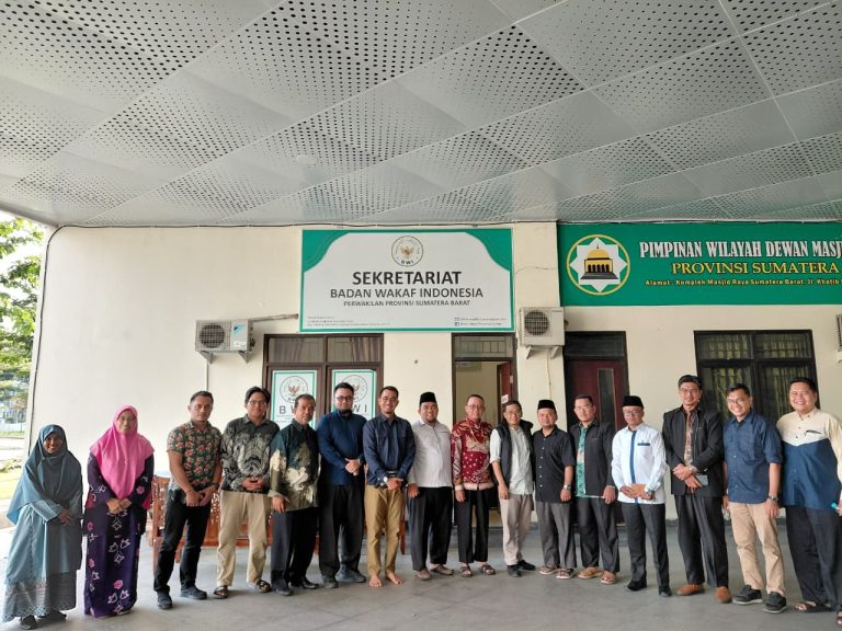 Delapan Lembaga Nasional Datang Kekantor BWI Sumbar Berbagi Inovasi dan Memperkuat Sinergi Gerakan Wakaf Indonesia